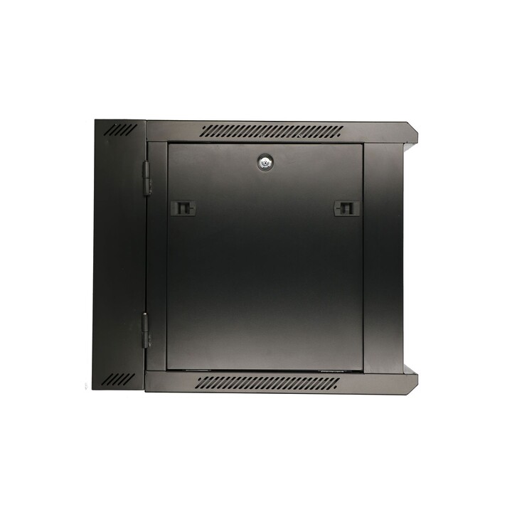Baie de brassage Extralink 6U 600x600 AZH noire, montage mural, double section