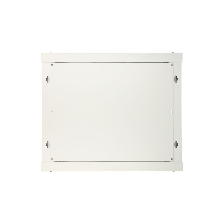 Armadio rack Extralink 9U 600x600 ASP grigio, montaggio a parete, ante interamente in metallo.