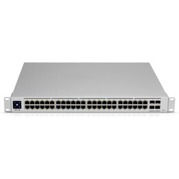 Switch Ubiquiti UniFi Switch Pro 48 PoE 48xGbE + 4x10G SFP+ USW-PRO-48-POE 600W PoE (40x PoE+ / 8x PoE++) L2/L3 Gestito Rack 1U