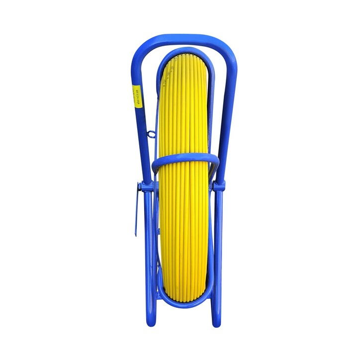 Extralink 8mm 100m Cable Pulling Pilot, Fiberglass FRP, Diameter 8mm, Length 100m, Yellow