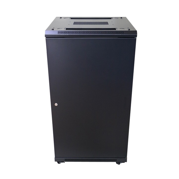 Extralink Rack-Schrank 22 HE 600 x 800 mm Schwarz