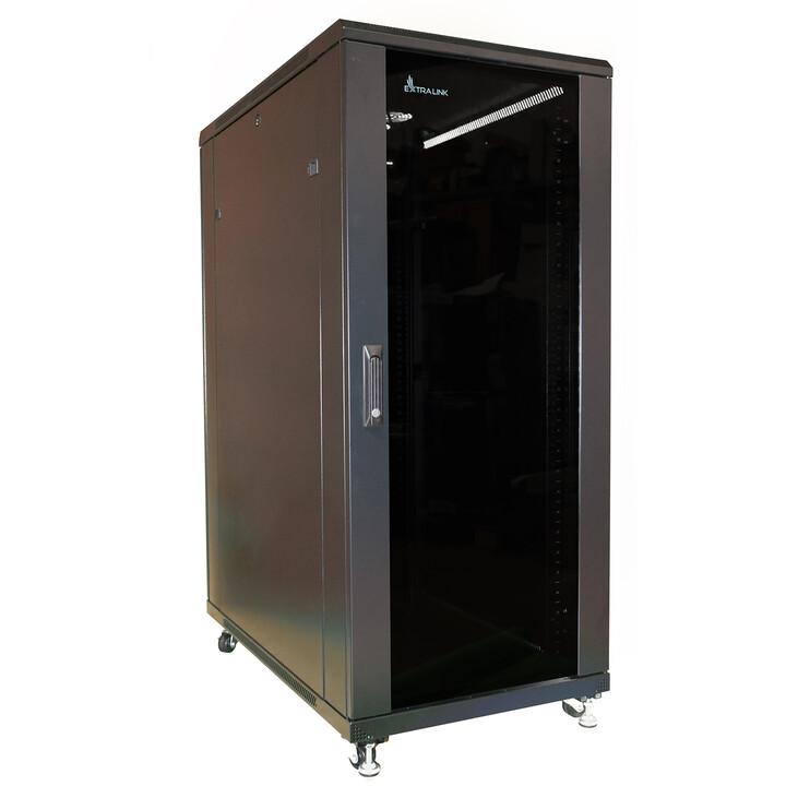 Gabinete para rack Extralink 37U 600x600 Preto