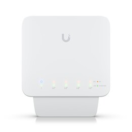 Switch Ubiquiti USW-Flex, UniFi, 5x RJ45 1000 Mb/s, 1x entrada PoE, 4x saídas PoE, 46 W