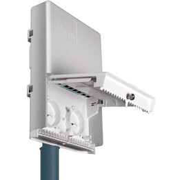 Switch Mikrotik CSS610-1GI-7R-2S+out, Netpower, 8 ports RJ45 PoE 1000 Mb/s, 2 ports SFP+