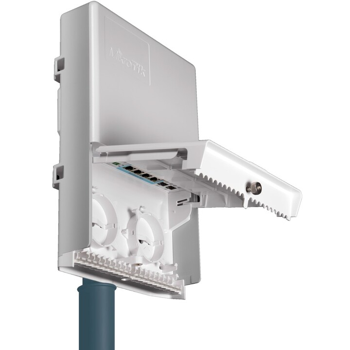 Switch Mikrotik Css610-1gi-7r-2s+out, Netpower, 8x RJ45 1000MB/s PoE, 2x SFP+