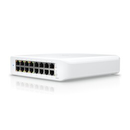 Ubiquiti Usw-lite-16-poe Switch, Unifi Gen2, 16x Rj45 1000mb/s, 8x Poe+, 45W