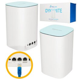 Répéteur de réseau Mesh Extralink Dynamite C31, AC3000, Mu-MIMO, système Wi-Fi Mesh pour la maison