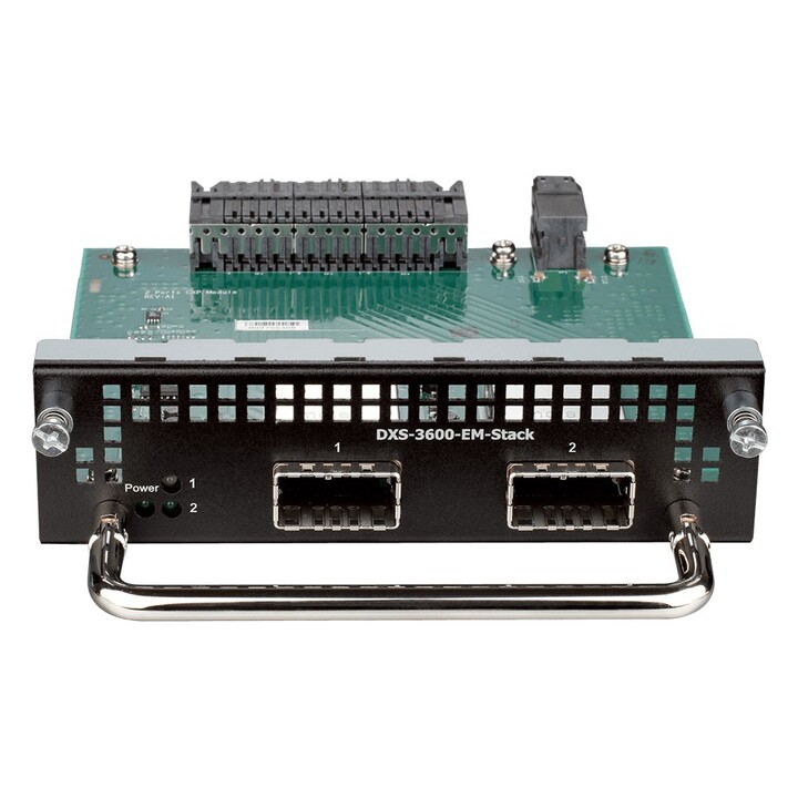 Módulo de Apilamiento D-link Dxs-3600-em-stack, 2 portas, 120gbps, para Dxs-3600-32s