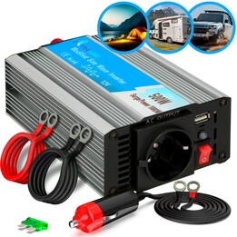 Inversor Automotivo Extralink Opim-500w, 12V 500w Onda Modificada