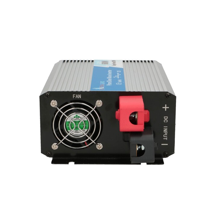 Extralink Opip-600w | Convertidor de Voltaje | 12v, 600w Sinusoidal Pura, Usb-a, USB Type C