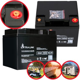 Extralink AGM 12V 45ah Maintenance-Free Battery