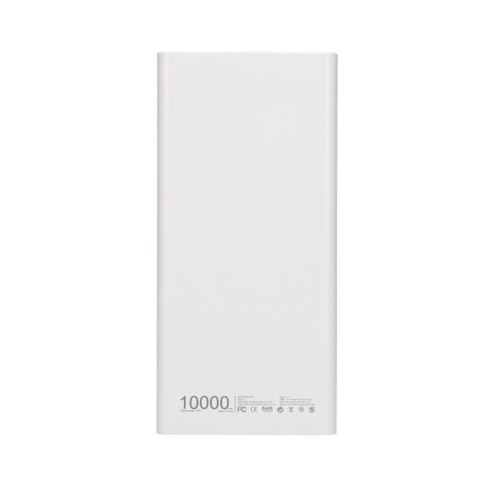 Power Bank Extralink Epb-067w 10000mah White, Fast Charging, Usb-c