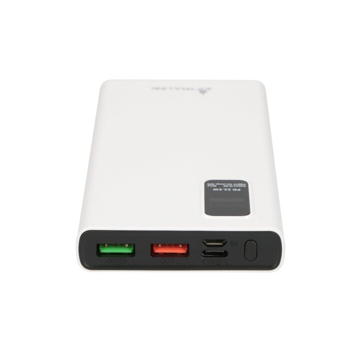 Power Bank Extralink Epb-067w 10000mah White, Fast Charging, Usb-c