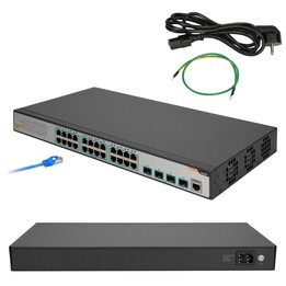 Switch Fiberhome S4820-28t-x-ac, 24 porte RJ45 1000 Mbps, 4 porte SFP+