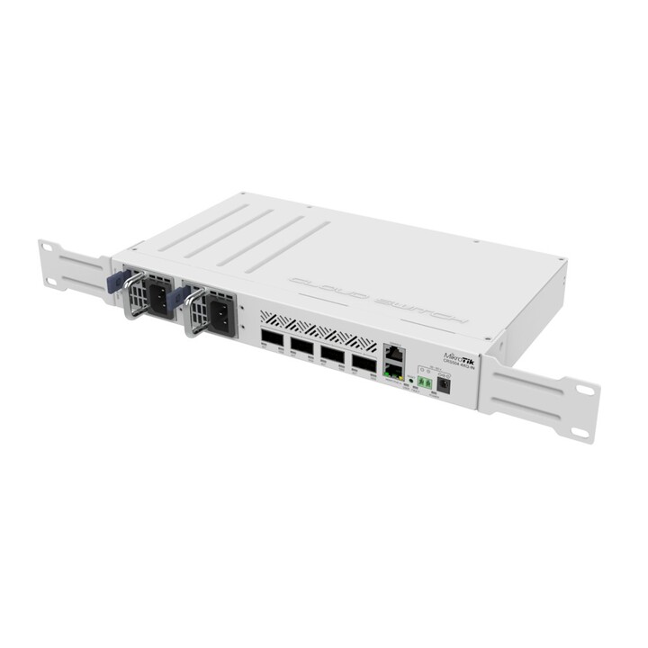Switch Mikrotik Crs504-4xq-in, Switch de Router en la Nube, 4x 100g Qsfp28, 1x Rj45 100mb/s