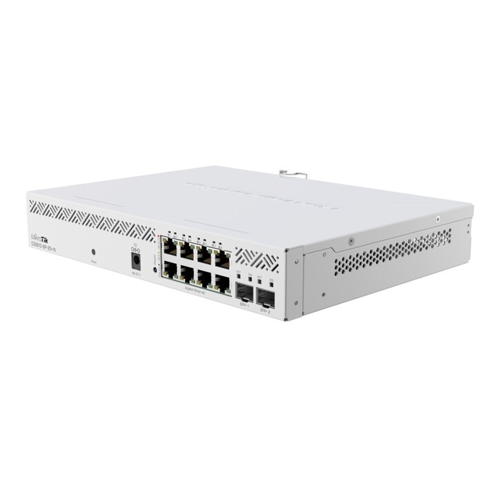 Switch Mikrotik Css610-8p-2s+in, 8x 1000mb/s PoE, 2x SFP+, VLAN