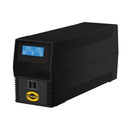 Orvaldi I650LCD USB Unterbrechungsfreie Stromversorgung (USV), 600 VA/360 W, 7 Ah, 4x IEC