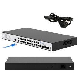 Switch Extralink Hypnos, 24x Rj45 1000mb/s, 4x Sfp+, L3, Gestionado