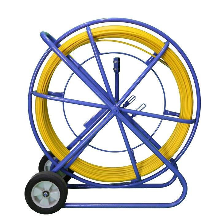 Extralink 8mm 250m Cable Pulling Pilot, Fiberglass FRP, Diameter 8mm, Length 250m, Yellow