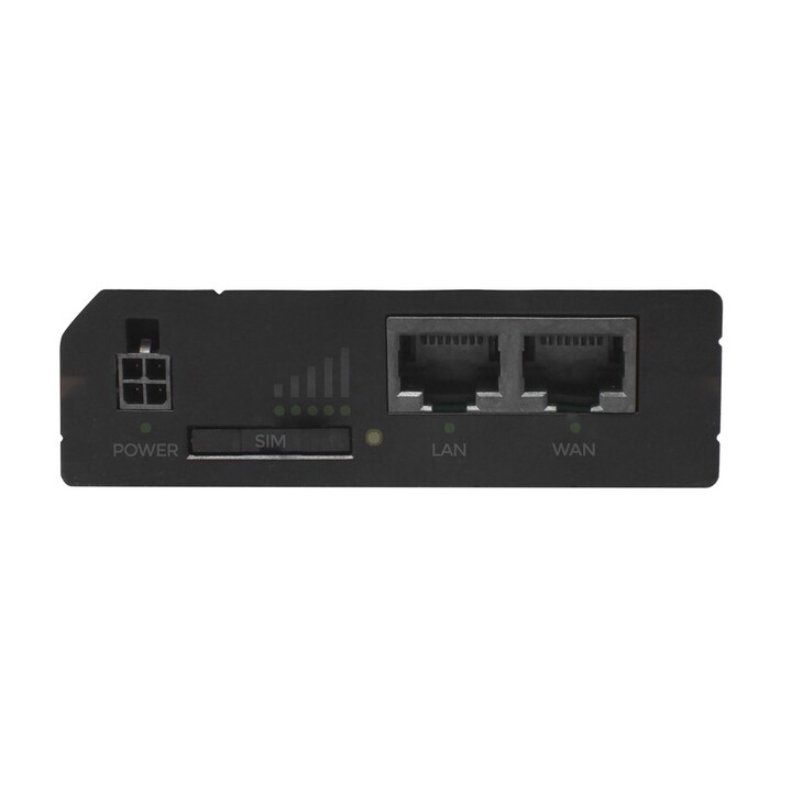 Teltonika Rut200 Industrieller LTE-Router, 4G/LTE Cat.4, 2x LAN 100 Mbit/s WLAN 2,4 GHz, RMS