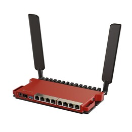 Router Wi-Fi Mikrotik L009, L009uigs-2haxd-in, 2,4 GHz, Wi-Fi 6 AX600, 8 porte RJ45 da 1000 Mb/s, 1 porta SFP da 2,5 Gb/s