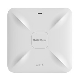 Ruijie Reyee RG-RAP2260(E) Access Point, Wi-Fi 6 Ax3200, 1x RJ45 1000 Mbit/s, 1x RJ45 2,5 Gbit/s, 120 Clients, Deckenmontage