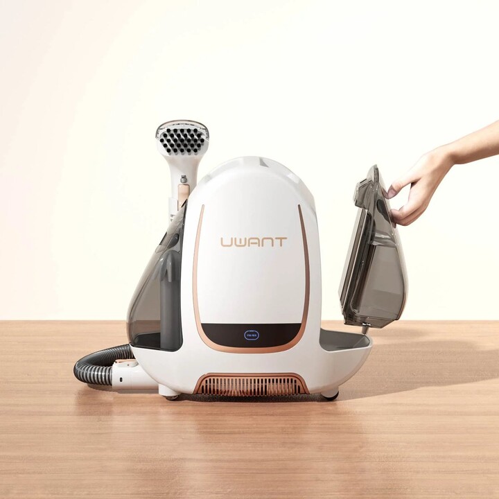 Aspirador de água Uwant B100-s para carpetes, sofás, estofados e carros, 450 W, 12.000 Pa, reservatório de 1.800 ml.