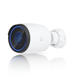 Caméra IP Ubiquiti UVC-AI-Pro blanche, 4K Ultra HD 30 ips, IP65, 1 port RJ45 PoE 1000 Mbps, zoom optique 3x