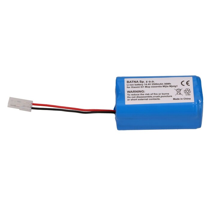 Bateria para aspirador robô Xiaomi Mi Essential H18650ch-4s1p, 2500mAh 14.4v 36wh