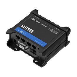 Teltonika Rut906 Professioneller industrieller 4G LTE Router, Cat.4, WLAN, Dual-SIM, 1x WAN, 3x LAN, IP30