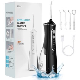 Extralink Beauty Intelligent Water Flosser L8 Black Irrigator, 2000mah, Ipx7