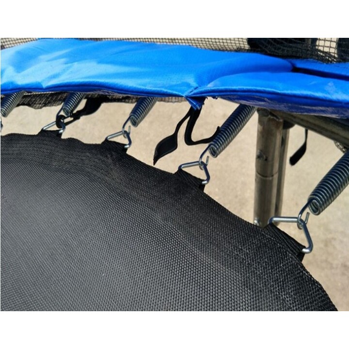 Trampolino Extralink per uso domestico con rete e scaletta, 366 cm (12 piedi), diametro 326 cm (12 piedi).