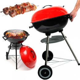 Parrilla Redonda Extralink Home Gl-603 con Ruedas
