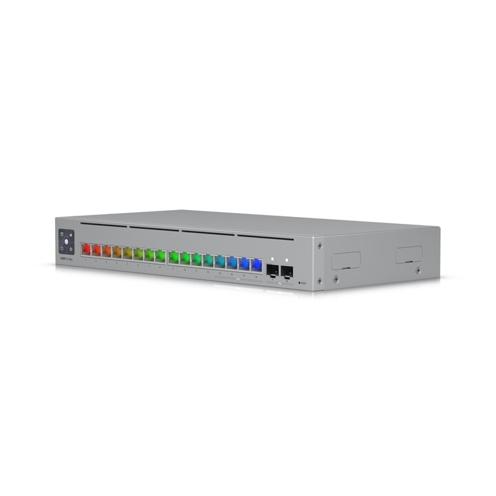 Switch Ubiquiti Usw-pro-max-16-eu, 4x 2.5 GbE Rj45, 12x GbE Rj45, 2x Sfp+, Etherlighting, L3