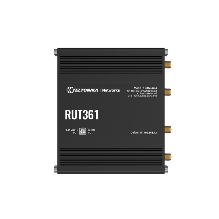 Router Industrial 4G LTE Teltonika Rut361, Cat 6 Lte, Wifi 4, 2x Rj45 100mb/s, Ip30