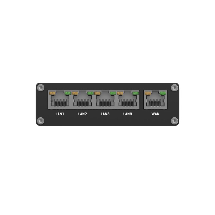 Router industriale Teltonika Rut301, 5 porte RJ45 da 100 Mbps, USB 2.0, IP30