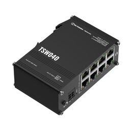 Switch Teltonika Tsw040, 8x Rj45 100mb/s Poe, 240w, Ip30