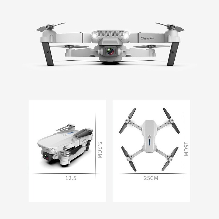 Kit drone + 3 batterie + custodia per drone E88 Pro, batteria da 1800 mAh