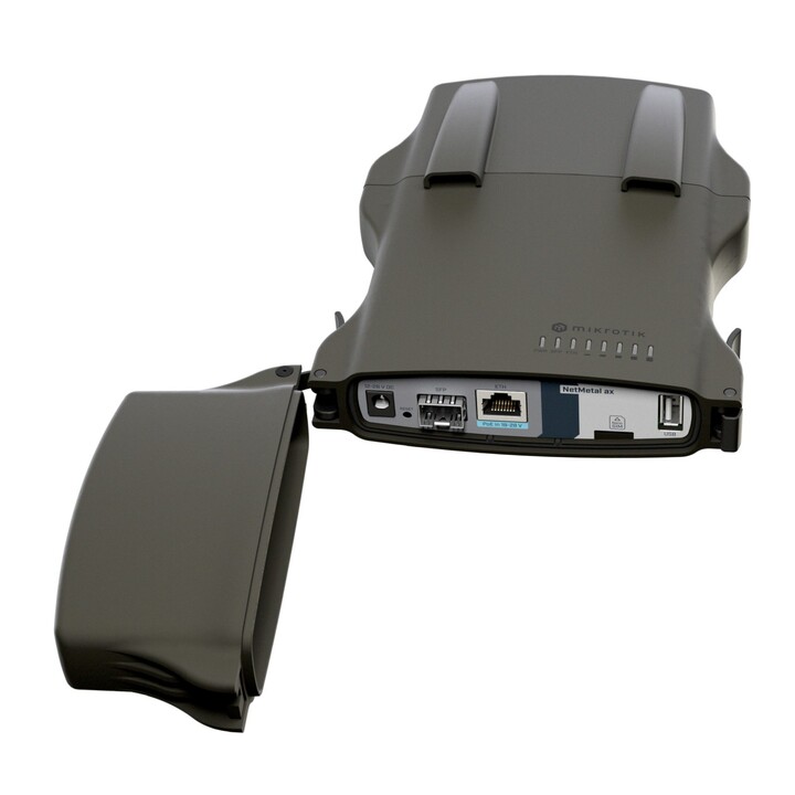 Mikrotik L23ugsr-5haxd2haxd-nm WLAN-Router, Wi-Fi 6, 1x GbE Rj45, 1x SFP, IP66