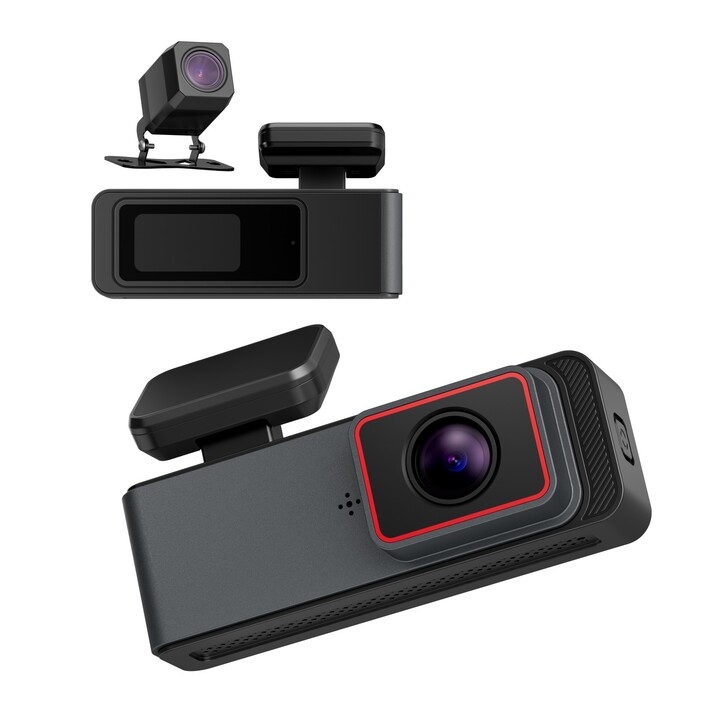 Caméra de voiture Kingslim E4 Dash, 4K, Wi-Fi