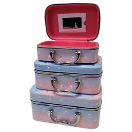 Trousse de maquillage Extralink Lifestyle pour femmes, étui organisateur 3 en 1 251