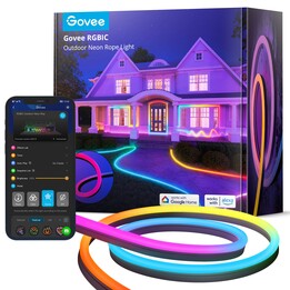 Tiras de Luces LED Govee H61a8 Neon Exterior de 10 m, Wi-fi, Bluetooth, Rgbic