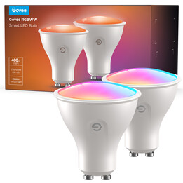 Bombilla Inteligente Rgbww Govee H600d Gu10 Paquete de 2, 400 lm, Wi-fi, Bluetooth