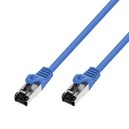 Câble de Red Patchcord LAN Extralink Cat.8.1 S/ftp 20m 40G Bleu, Cobre