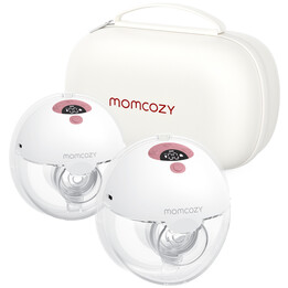 Sacaleches Momcozy M5 Doppio Rosso, 160ml