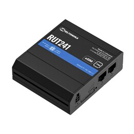 Teltonika Rut241 Esim 4G LTE Industrierouter, Cat 4, 2x RJ45 100 Mbit/s