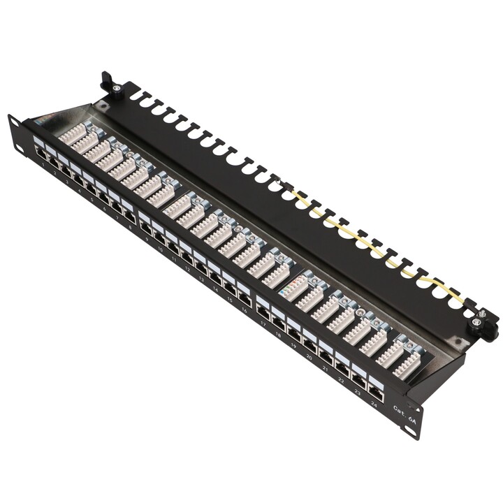 Extralink Cat6a Stp Connection Panel, 24 Ports
