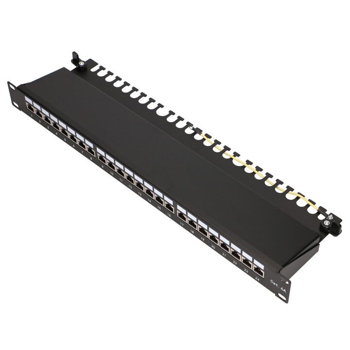 Extralink Cat6a STP | Patchpanel | 24 Port