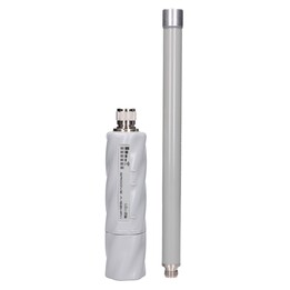 Dispositivo client Mikrotik Groovea 52, Rbgroovea52hpn, 2,4 GHz, 5 GHz, 1x RJ45 100 Mb/s, antenna omnidirezionale da 6 dBi
