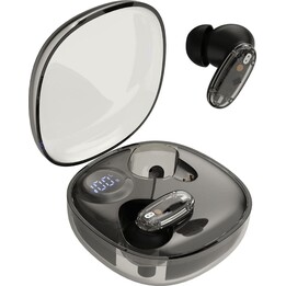 Écouteurs intra-auriculaires Bluetooth Mars Gaming Mhib2, boîtier BT5.1 TWS, batterie 24h, noir
